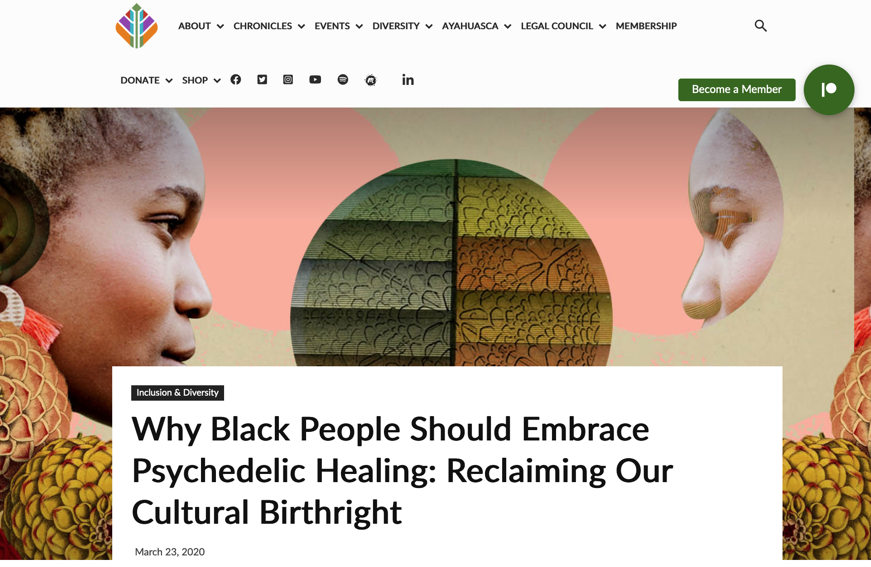 Why Black People Should Embrace Psychedelic Healing: Reclaiming Our Cultural Birthright